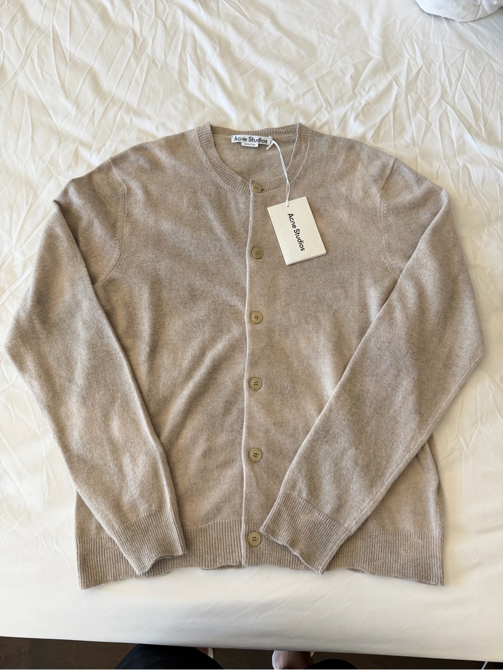 Acne Studios Wool Crew Cardigan